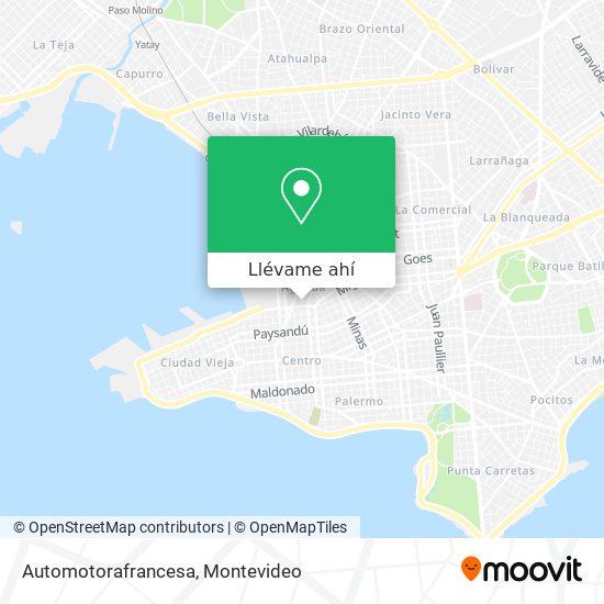 Mapa de Automotorafrancesa