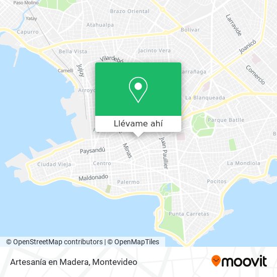 Mapa de Artesanía en Madera