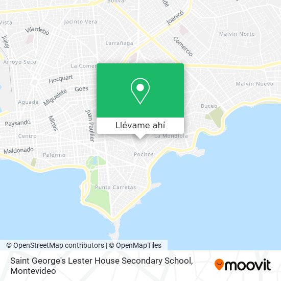 Mapa de Saint George's Lester House Secondary School