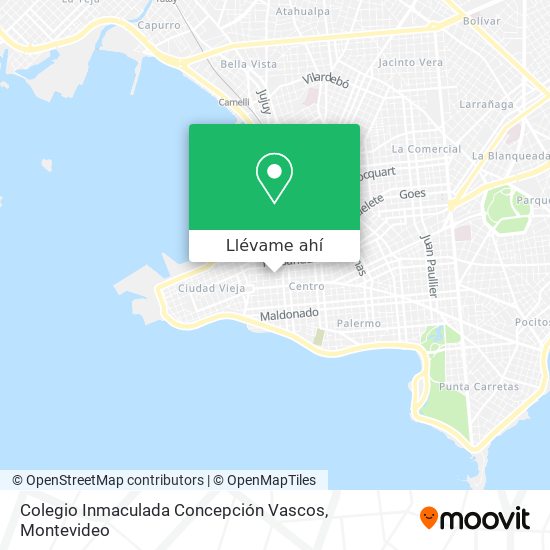Mapa de Colegio Inmaculada Concepción Vascos