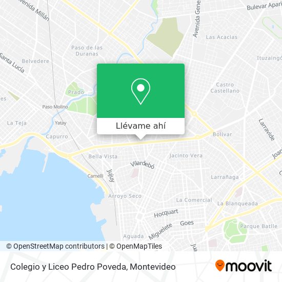 Mapa de Colegio y Liceo Pedro Poveda