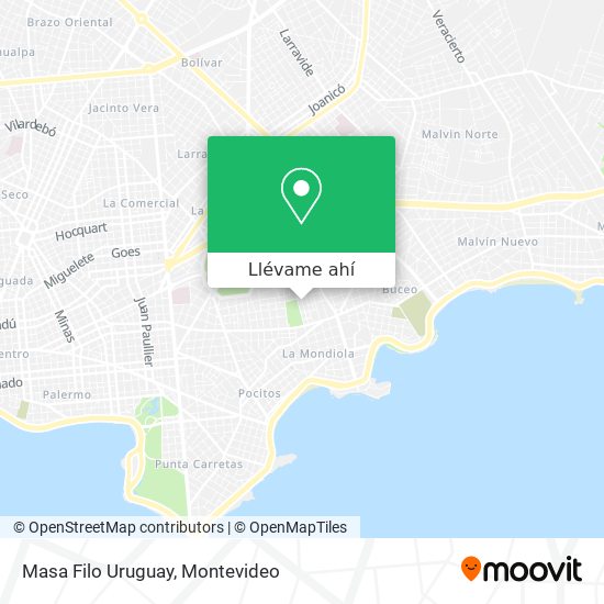Mapa de Masa Filo Uruguay