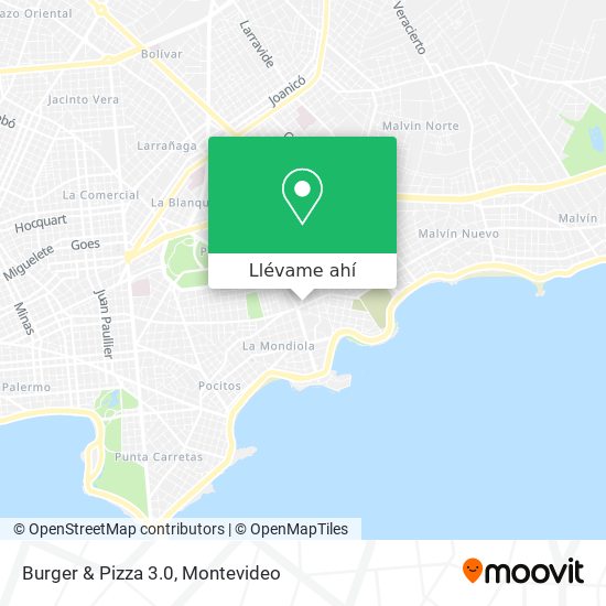 Mapa de Burger & Pizza 3.0