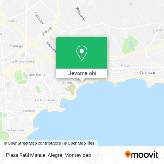 Mapa de Plaza Raúl Manuel Alegre