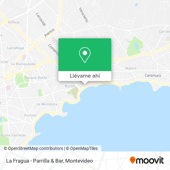 Mapa de La Fragua - Parrilla & Bar