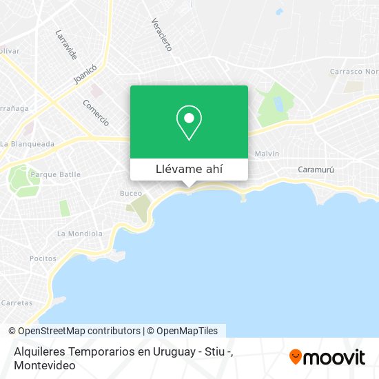 Mapa de Alquileres Temporarios en Uruguay - Stiu -