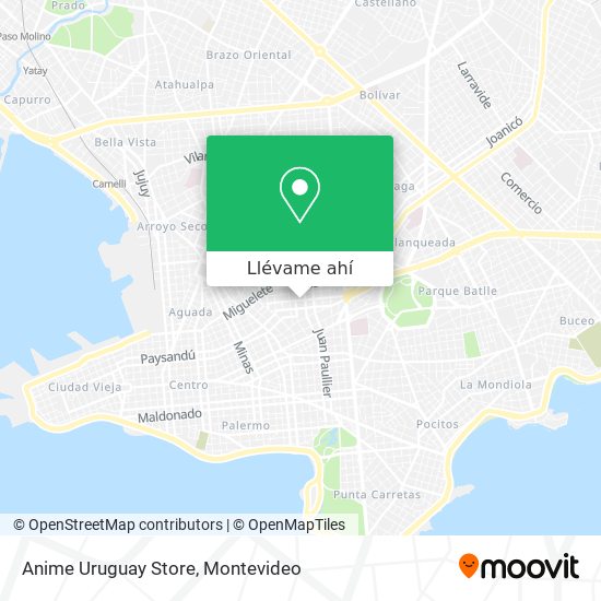 Mapa de Anime Uruguay Store