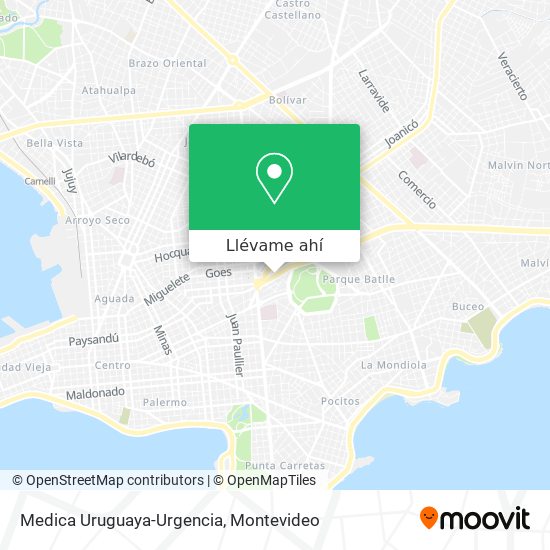 Mapa de Medica Uruguaya-Urgencia