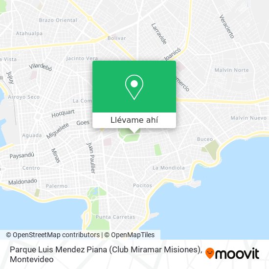 Mapa de Parque Luis Mendez Piana (Club Miramar Misiones)