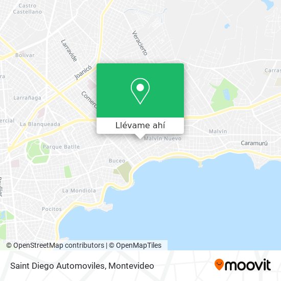 Mapa de Saint Diego Automoviles