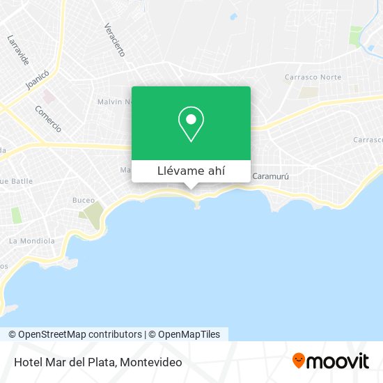 Mapa de Hotel Mar del Plata