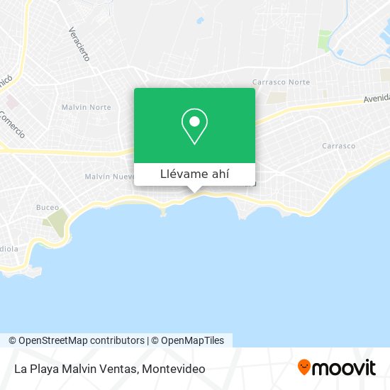 Mapa de La Playa Malvin Ventas