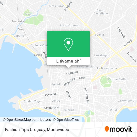 Mapa de Fashion Tips Uruguay