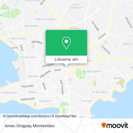 Mapa de Amec Uruguay