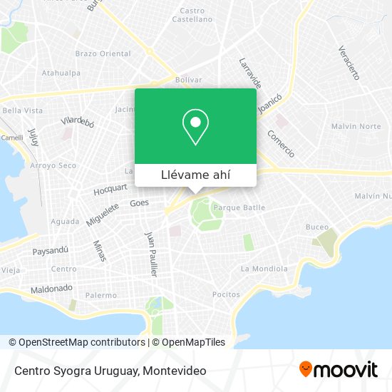 Mapa de Centro Syogra Uruguay