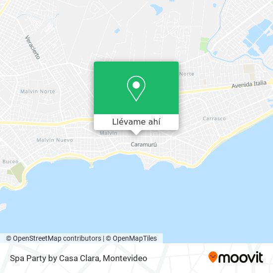 Mapa de Spa Party by Casa Clara