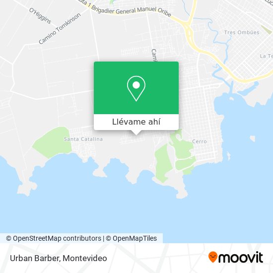 Mapa de Urban Barber