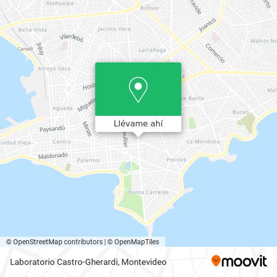 Mapa de Laboratorio Castro-Gherardi