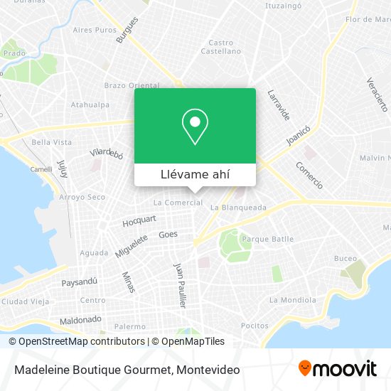 Mapa de Madeleine Boutique Gourmet