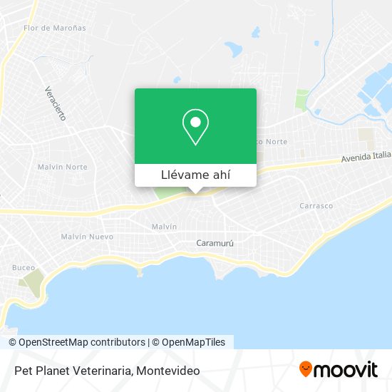 Mapa de Pet Planet Veterinaria