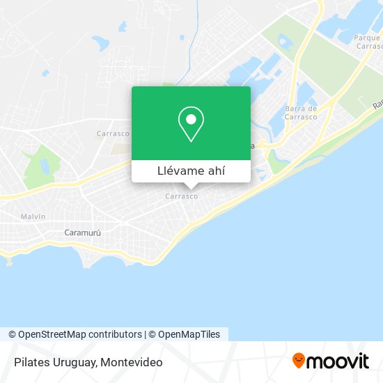 Mapa de Pilates Uruguay