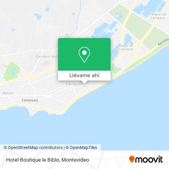 Mapa de Hotel Boutique le Biblo