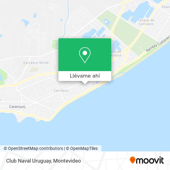 Mapa de Club Naval Uruguay