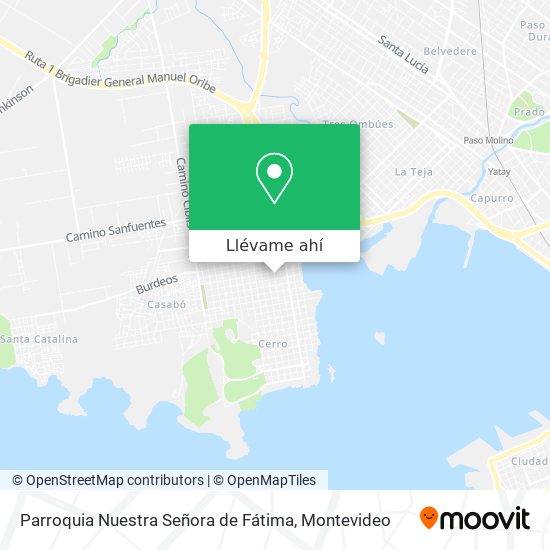 Mapa de Parroquia Nuestra Señora de Fátima