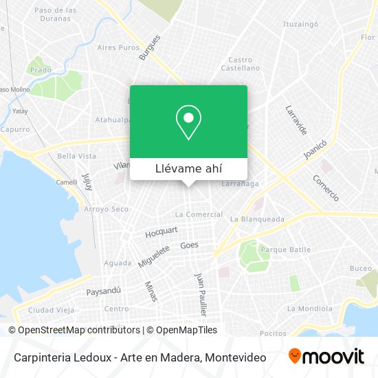 Mapa de Carpinteria Ledoux - Arte en Madera