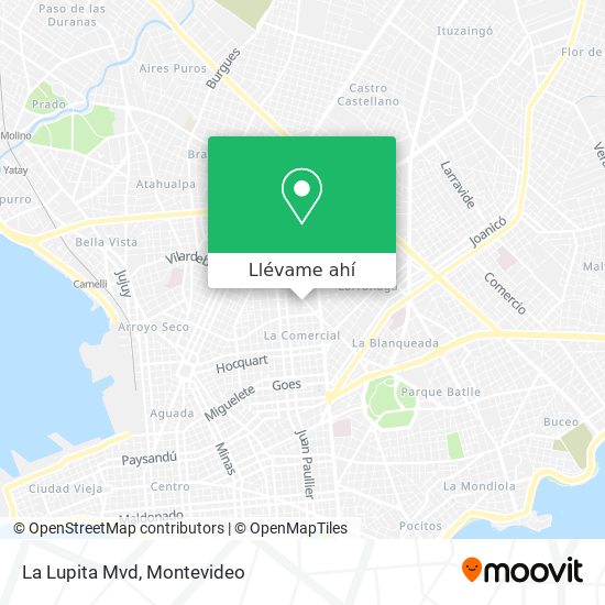 Mapa de La Lupita Mvd