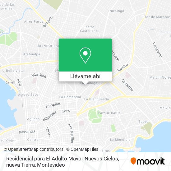 Mapa de Residencial para El Adulto Mayor Nuevos Cielos, nueva Tierra