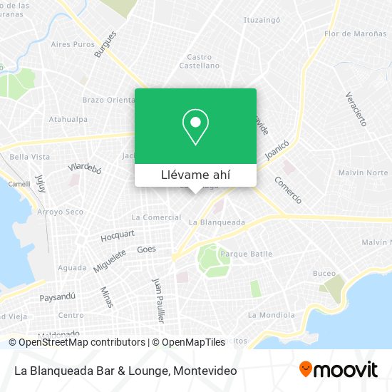 Mapa de La Blanqueada Bar & Lounge