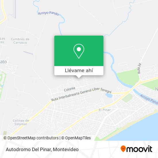 Mapa de Autodromo Del Pinar