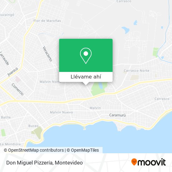 Mapa de Don Miguel Pizzería
