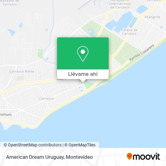 Mapa de American Dream Uruguay