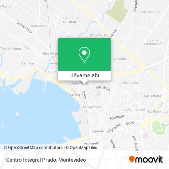 Mapa de Centro Integral Prado