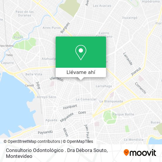 Mapa de Consultorio Odontológico . Dra Débora Souto