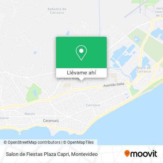 Mapa de Salon de Fiestas Plaza Capri