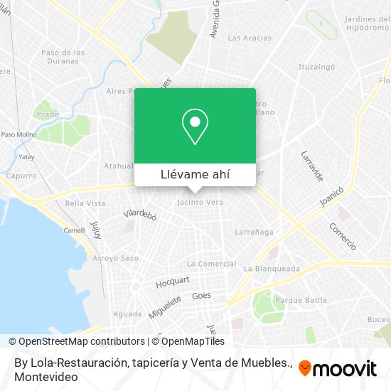 Mapa de By Lola-Restauración, tapicería y Venta de Muebles.