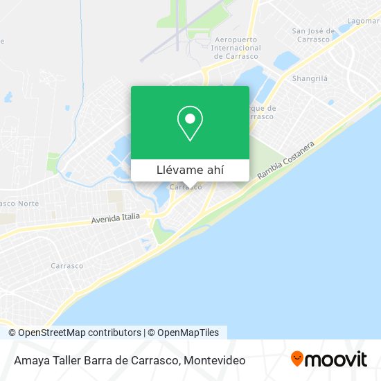 Mapa de Amaya Taller Barra de Carrasco