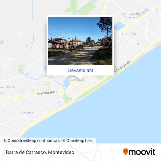 Mapa de Barra de Carrasco
