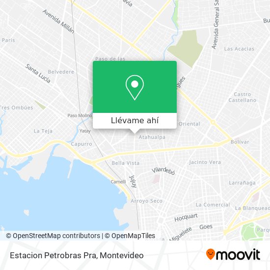 Mapa de Estacion Petrobras Pra