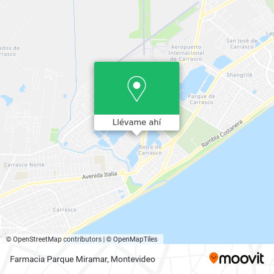 Mapa de Farmacia Parque Miramar