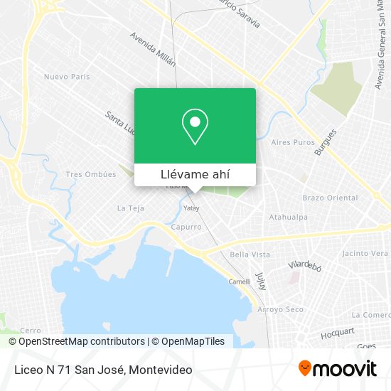 Mapa de Liceo N 71 San José