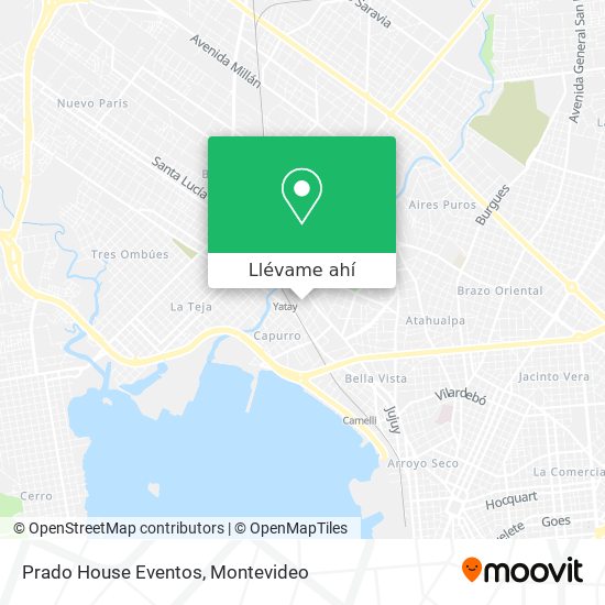 Mapa de Prado House Eventos