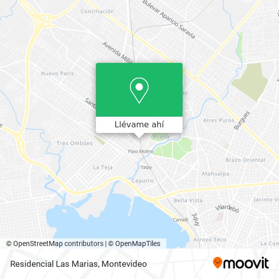 Mapa de Residencial Las Marias