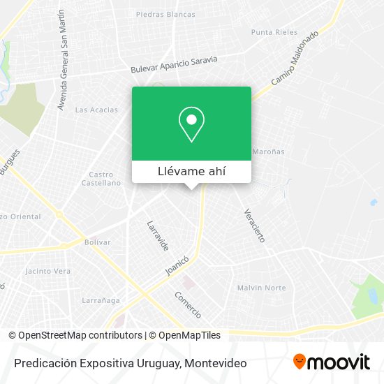 Mapa de Predicación Expositiva Uruguay