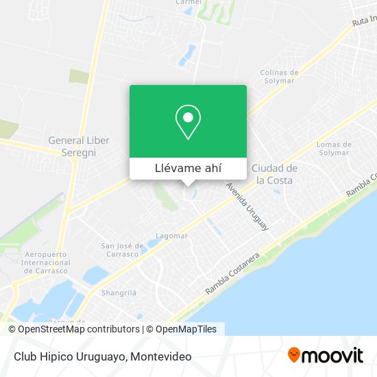 Mapa de Club Hipico Uruguayo