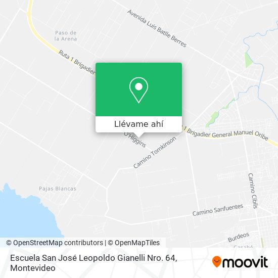 Mapa de Escuela San José Leopoldo Gianelli Nro. 64