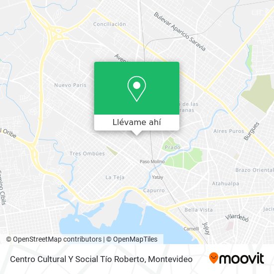 Mapa de Centro Cultural Y Social Tío Roberto
